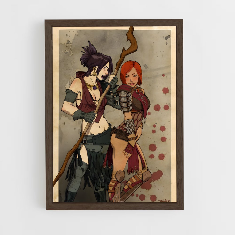 Poster L'Alliance des Guerrières – affiche Dragon age (vue 5)